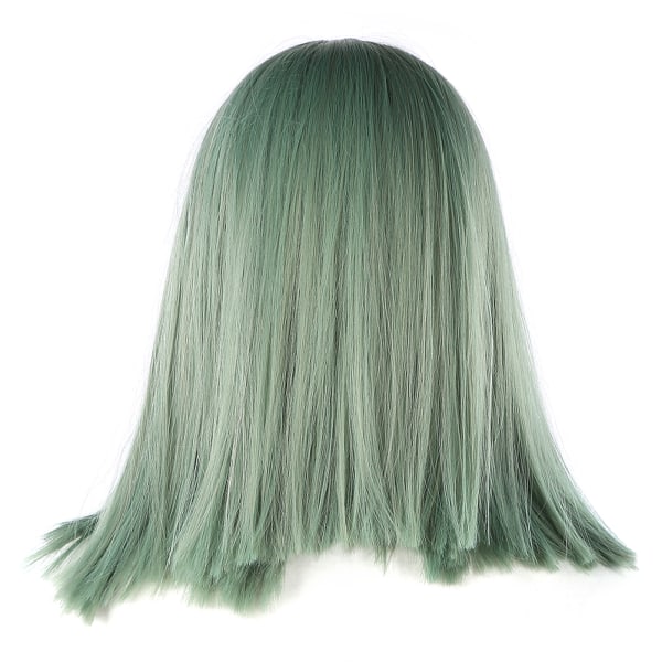 LC266 Fasjonable parykker Blågrønne syntetiske parykker Rette kvinners parykker Falsk hår