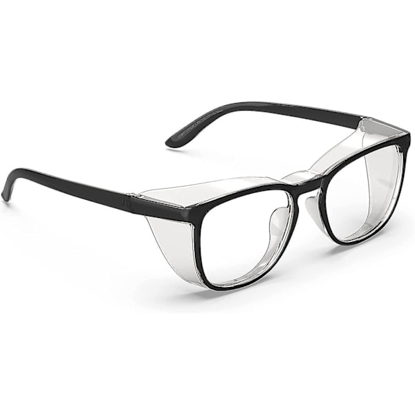 Trendiga skyddsglasögon med klara, imfria linser, utmärkta skyddsglasögon för män och kvinnor