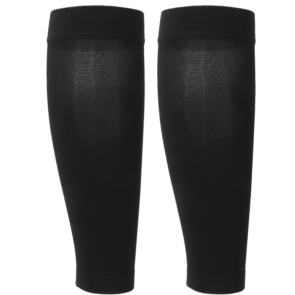 Lægkompressionsærme til kvinder Bløde elastiske ben Formende sokker til løb (sort)XXL