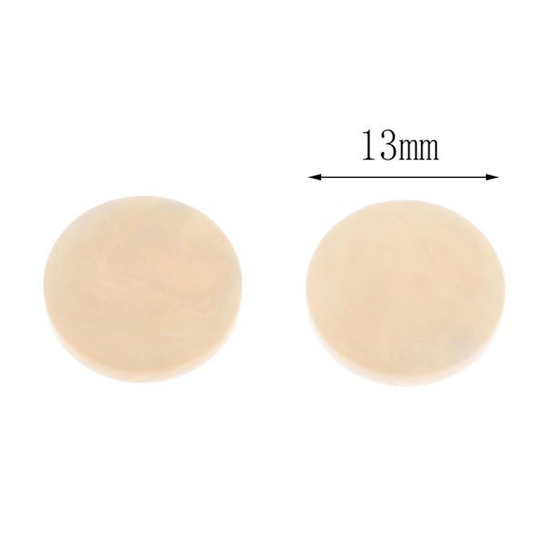1/3 100x hvide trompetfingerknapper Let Nem at Spille Lavet med 1Set