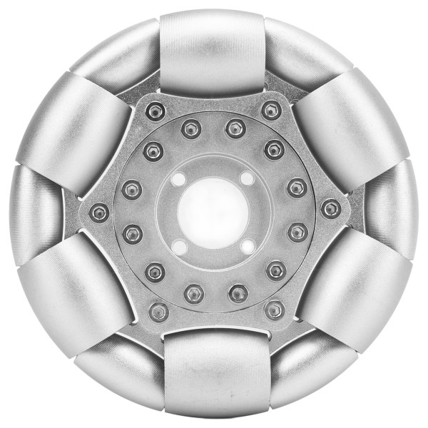 127 mm enkelt Omni-hjul i aluminium med 20 kg belastningskapacitet til kuglebalance 14210