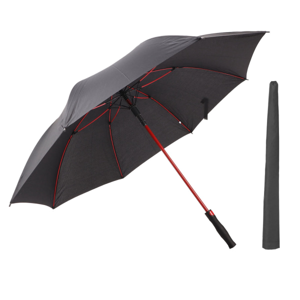 Auto Open Paraply til Mænd Damer Vandtæt Vindtæt Stor Klassisk Langt Håndtag Lige Paraply til Business Outdoor