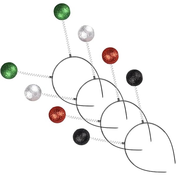 6 kpl Alien-panta pallot värilliset panta Martian antenni panta antenni Halloween joulu tarvikkeet