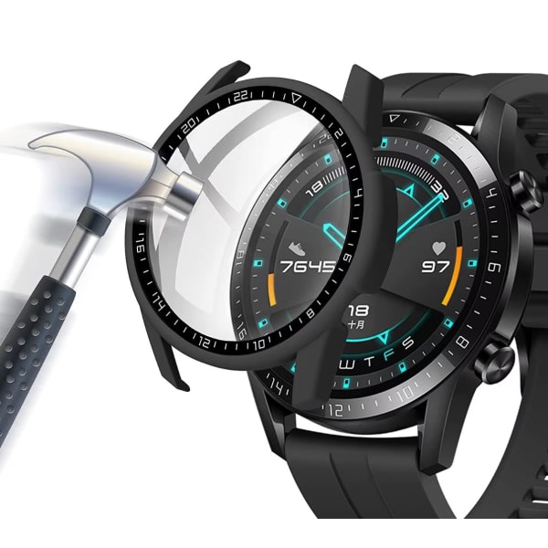 veske kompatibel med Huawei Watch GT 2 46mm, svart