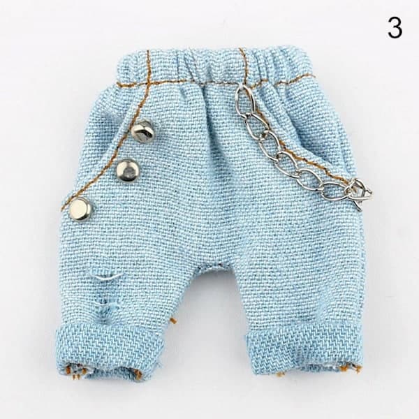 Denim Jeans Byxor Dockkläder 3 3 3