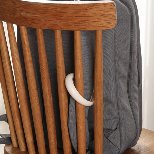 Resor Bärbar väska Krok för att hänga Dekorativ Bordsväska Väska Krokar Plast Bordshängare Hållare Handväska Hängare