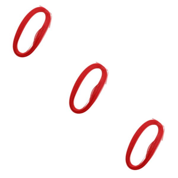 1/2/3/5 Crinoline Hästhårsfläta DIY-hantverk för Hattar Röd Red 3Set
