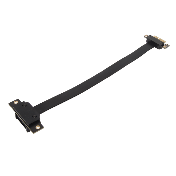 PCIE 3.0 1X förlängningskabel 90 grader rät vinkel PCIE Riser Card Ribbon Extender Full Speed ​​förlängningskabel 10cm / 3.9in