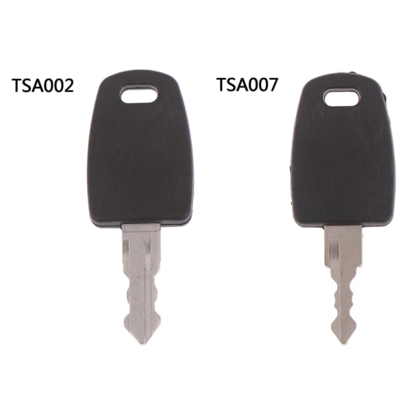 Multifunktionell TSA002 007 nyckelväska för bagage resväska tull Svart TSA007.pa