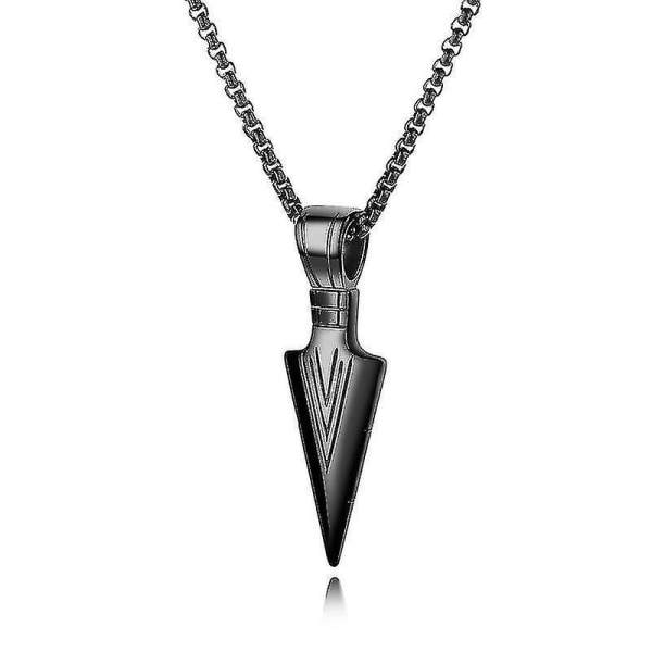 Arrows Titanium stål halsband manlig personlighet hänge Hip Hop tröja kedja