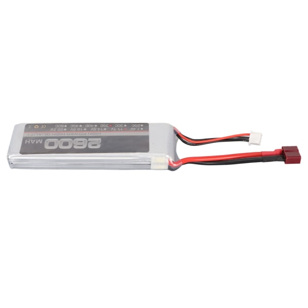 11,1V 35C 2600mAh 3S RC Lipo-batteri for FPV Racing Drone Quadcopter Helikopter Fly RC Båt RC Modeller T Plugg