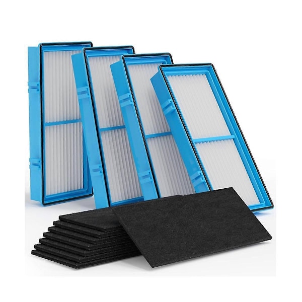 Filtererstatning for AER1 HAPF30 Luftrensere, 4 True HEPA-filtre + 8 Karbonforsterkerfiltre.pa