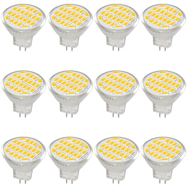 MR11 GU4 LED-lampa, varmvit 3000K (12-pack)