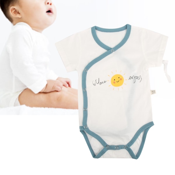 Baby Jumpsuit Kortärmad Bomull Andas Mjuk Bekväm Nyfödd Baby Jumpsuit#3 73
