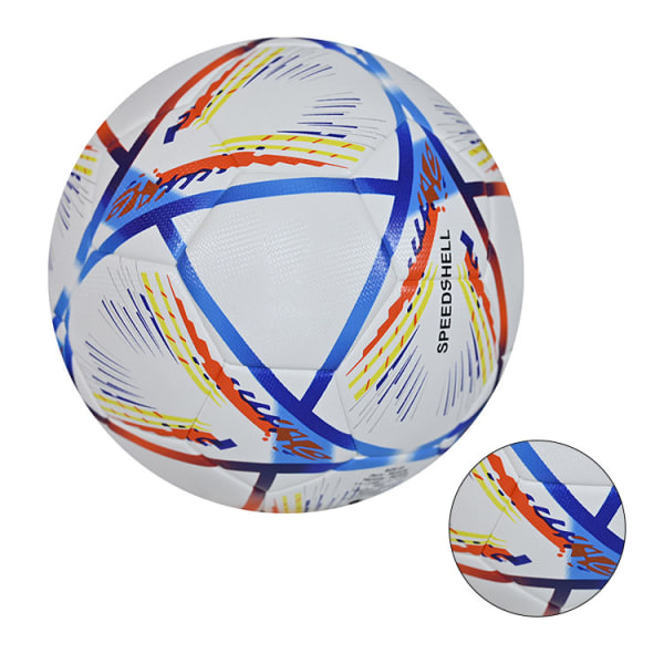 Træningsfodbold PU nr. 5 Symbol Meget elastisk oppustelig fodbold til udendørs sport voksne