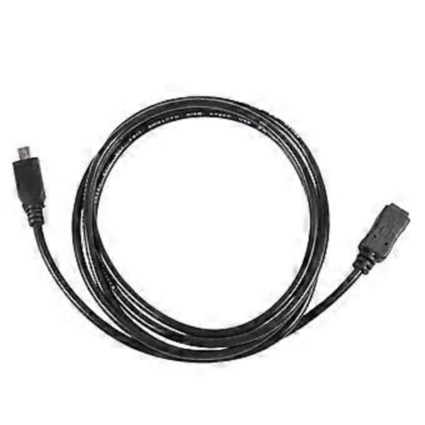 1,5 m Mini USB B 5-pin han til hun forlængerkabel ledningsadapter sort