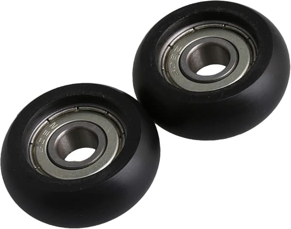 8x32x12mm Sort Plastleje Stålkugle Guide Rulle