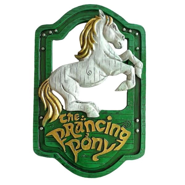 Simulointi Sagan om ringen Stigande häst och grön drake krog tecken