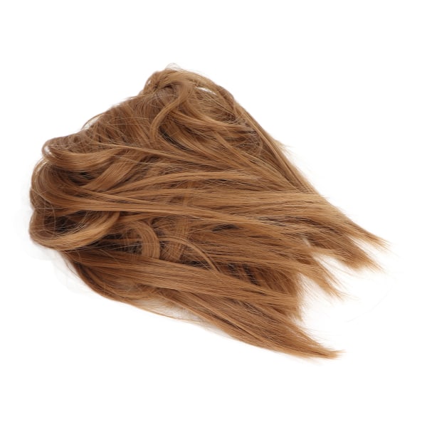 Rodet hårbolle paryk Elastisk hårbånd Fluffy Stilfuldt pjusket hestehale hårstykke til kvinder piger# Q17?27