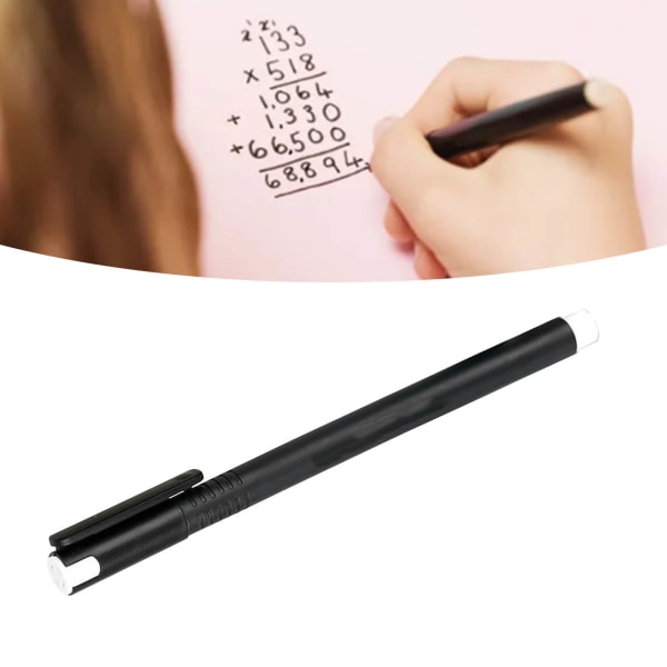 Gelpenn 0,5 mm stil med høy glatthet Bokklipsdesign Enkelt Komfortabelt grep Blekkpenn for kontor Shcool Home Svart 0,5 mm