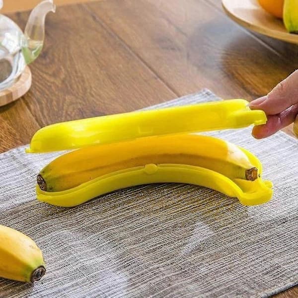 Bananfodral, 3-pack Återanvändbart Bananskydd