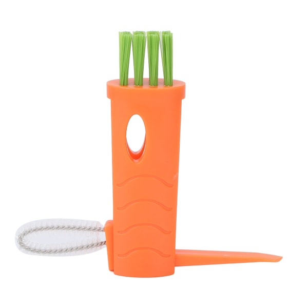 5 st Razor Cleaner Brush Multi Purpose Portable Nylon Rakapparat Rengöringsborste för kopptallrik Orange