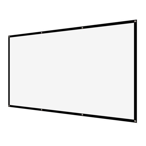 100 tuuman projektorin näyttö Taitettava kannettava pehmeä kirkas HD-projektorin näyttö ulkokäyttöön sisätiloihin