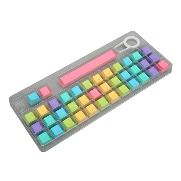 39 nycklar Mekanisk Keycap DIY Färgglad bakgrundsbelysning Utsökt mekaniskt tangentbord Keycaps med Keycap Puller