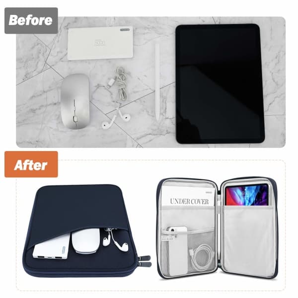 Stilrent Laptop Etui 14 tommer Laptop / Macbook Sort