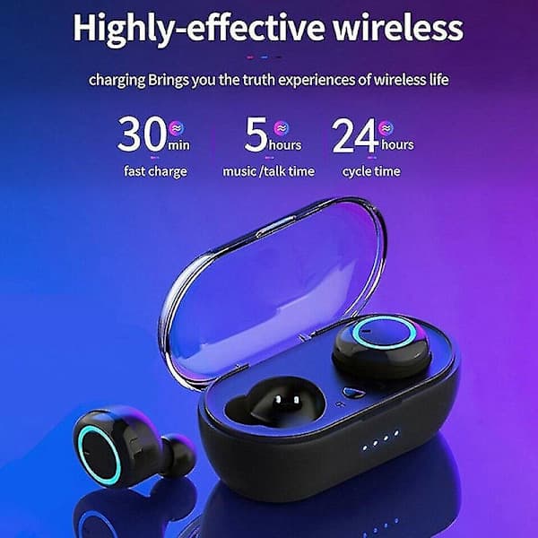 Wireless Headphones Compatible Bluetooth Headphones Earbuds Touch Control