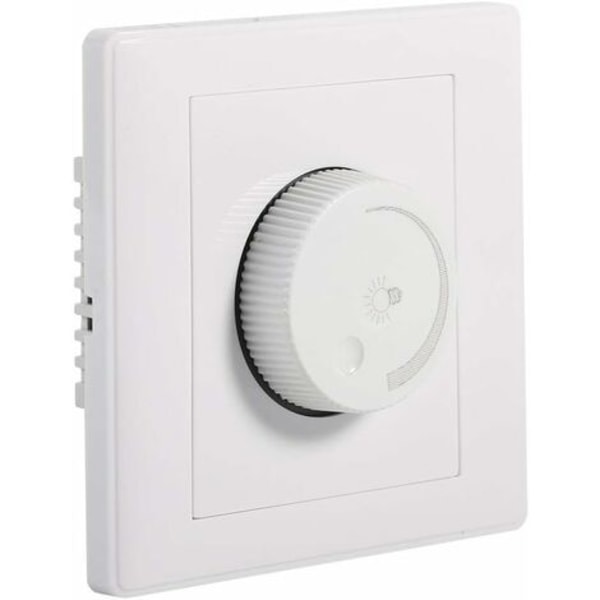 Dimmerbryter - Praktisk veggmontert på/av roterende LED-dimmer for lysstyrkekontroll