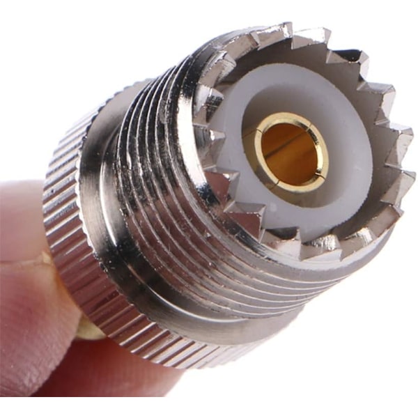 UHF Hun til UHF Hun SO239-kontakt RF Koaksial Koaksial-adapter for WiFi-antenn Radio Repeater Signalforlengningskabel (4-pakning)