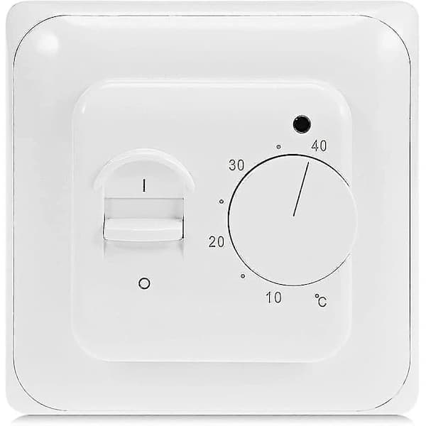 Smart Gulvvarmetermostat med Sensor, AC 220V 16A, Mekanisk Kontrol [A+++]
