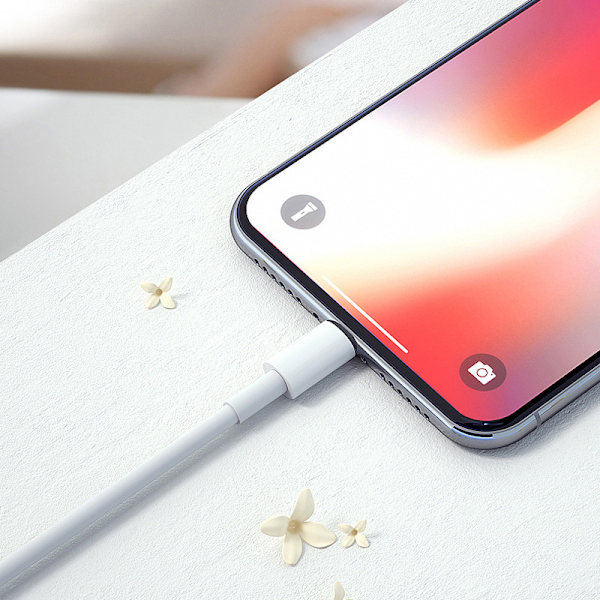 Ympäristöystävällinen 1 metrin TPE-jäljitelmä alkuperäisestä Apple-datakaapelista, nopea lataus, sopii iPhone-matkapuhelimen latauskaapeliin White 1m (boxed) Applicable to iPhone