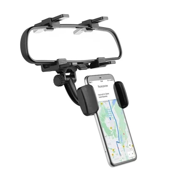 Mobiltelefonholder til bakspejl, sort