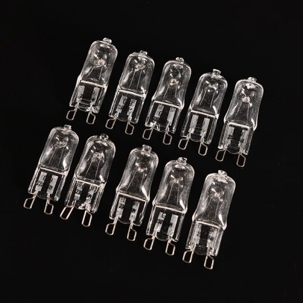 10X G9 Halogen Varmvit Kontorskapsel Glödlampa 25W 23