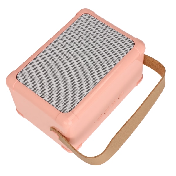 Bluetooth kaiutin HIFI-äänenlaatu Nopeampi lähetys Häiriönesto LED-valo Bluetooth kaiutin Home Party Pink ilman mikrofonia