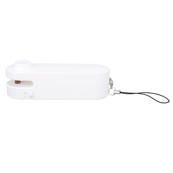 Mini Bag Sealer Multifunktionell 3 i 1 Portabel Uppladdningsbar Chip Bag Sealer Maskin för Home Camping Vit
