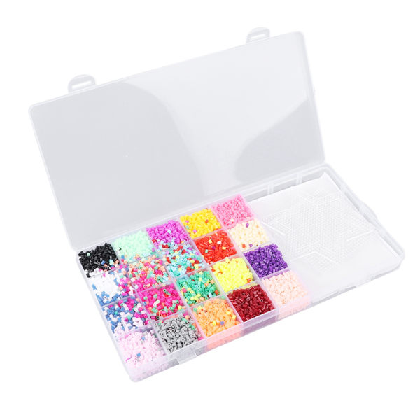 20 farger perlesikringssett 2,6 mm pedagogisk blandede farger DIY perlesikring kunsthåndverksleketøy for barn