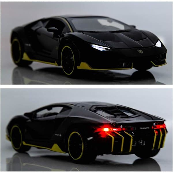 Lamborghini LP770 1:32 Skala Støbt Legetøjsbil med Lyd & Lys til Børn