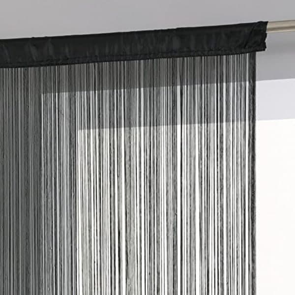 Paris_Interiørdesigner - Guopo Trådgardin 90x200cm Sort
