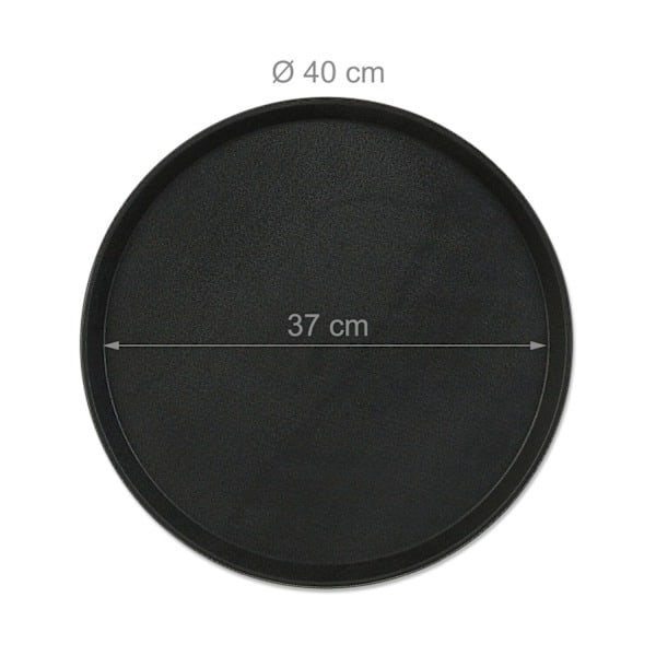 Rund serveringsbricka, set om 3, 40 cm
