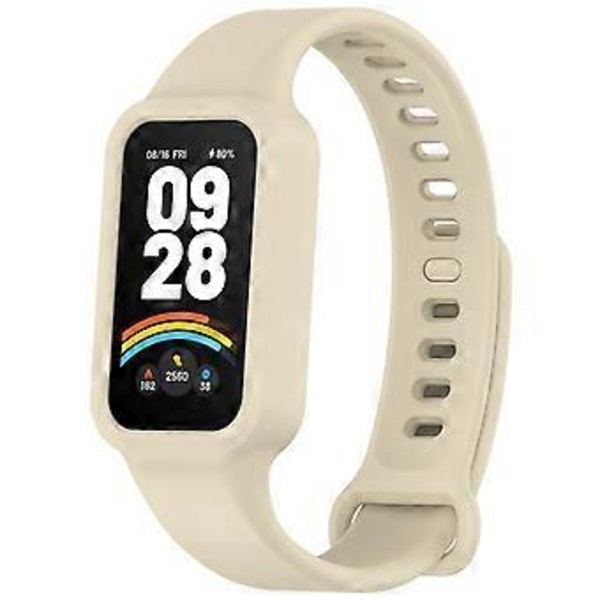 Til Xiaomi Smart Band 9 Active Redmi Band 3 Urrem Blød Silikonerem med Urkasse - Dream W