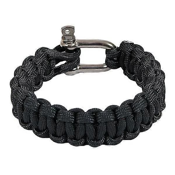 Rannekoru Paracord Naimakka Classic Medium 21cm musta