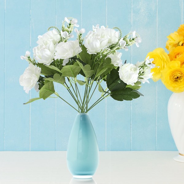Konstgjord sidenpionblomma falska simuleringsblommor