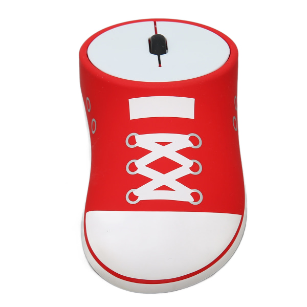 2,4G Shoe Wireless Mouse 1200DPI Slank Optisk Bærbar Søt Ergonomisk Design Oppladbar Mus med USB-mottaker for PC