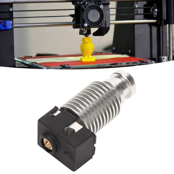 3D Printer Hotend Kit Extruder Munstycke Uppvärmning Aluminium Block Tube Kit 3D-skrivare tillbehör för MK3 MK3 SMK3S+