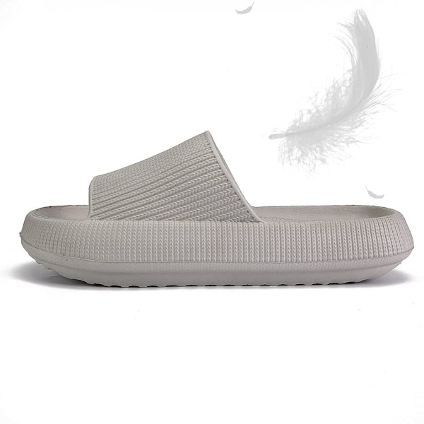 Tofflor Stötdämpande Mjukt EVA Foam Slip-on Grey grå