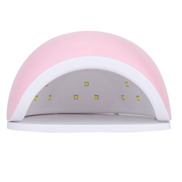 75W Kraftig UV LED-spikerlampe Quick Dry Intelligent Sensor Manicure Lamp EU Plug 110-240V Pink