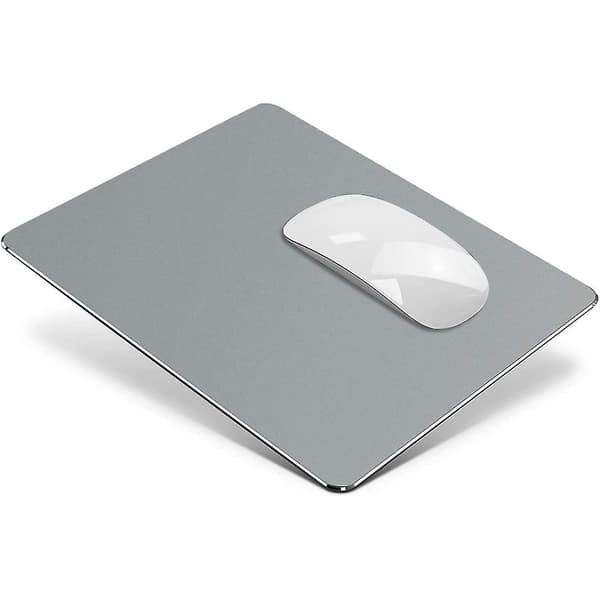 Hård Musmatta Mac Design (Liten, Grå, 22x18cm)
